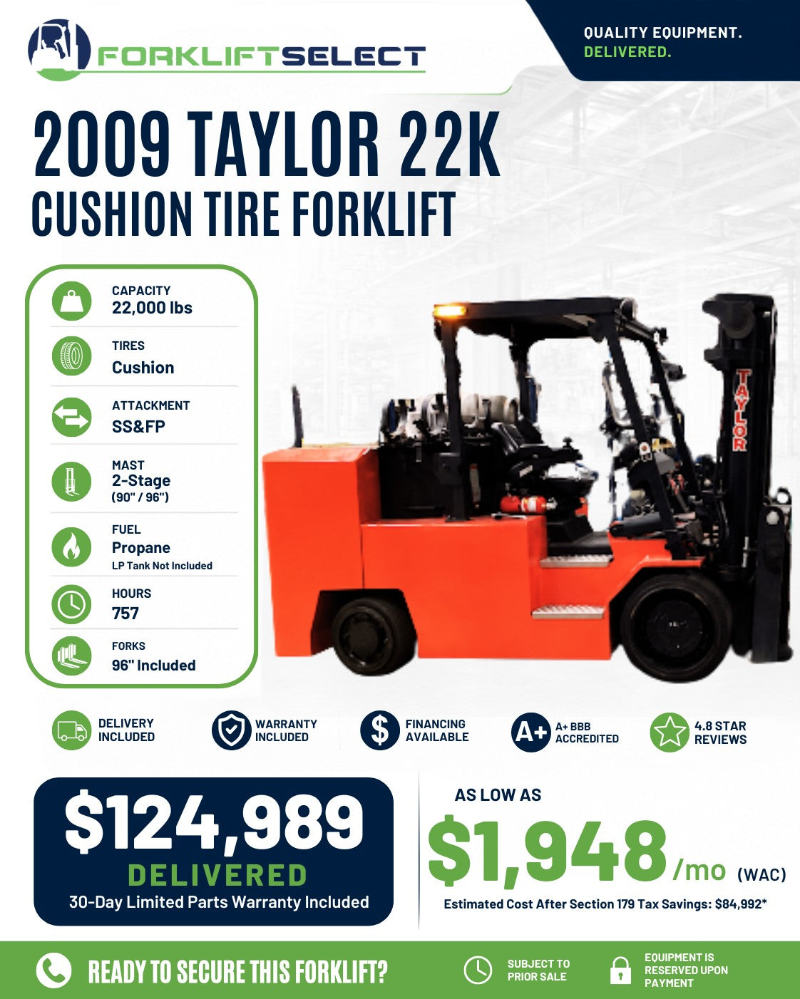 2009 Taylor 22K Cushion