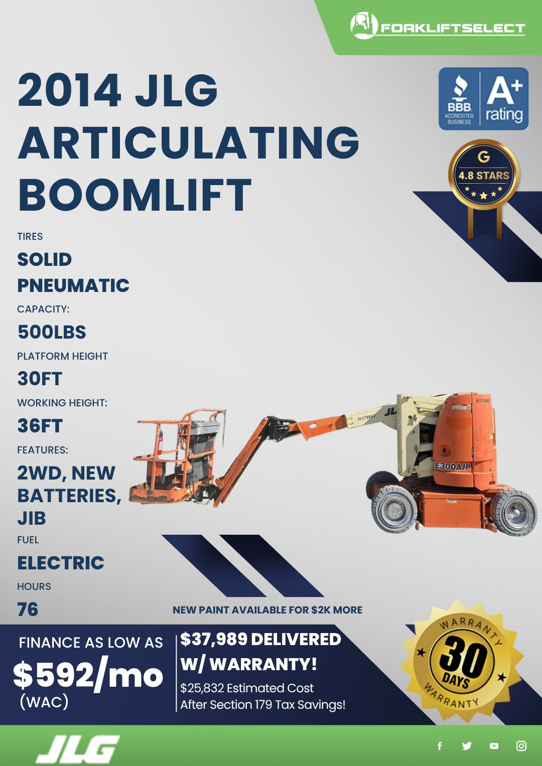 2014 JLG 1K Pneumatic