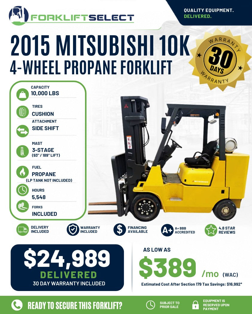 2015 Mitsubishi 10K Cushion
