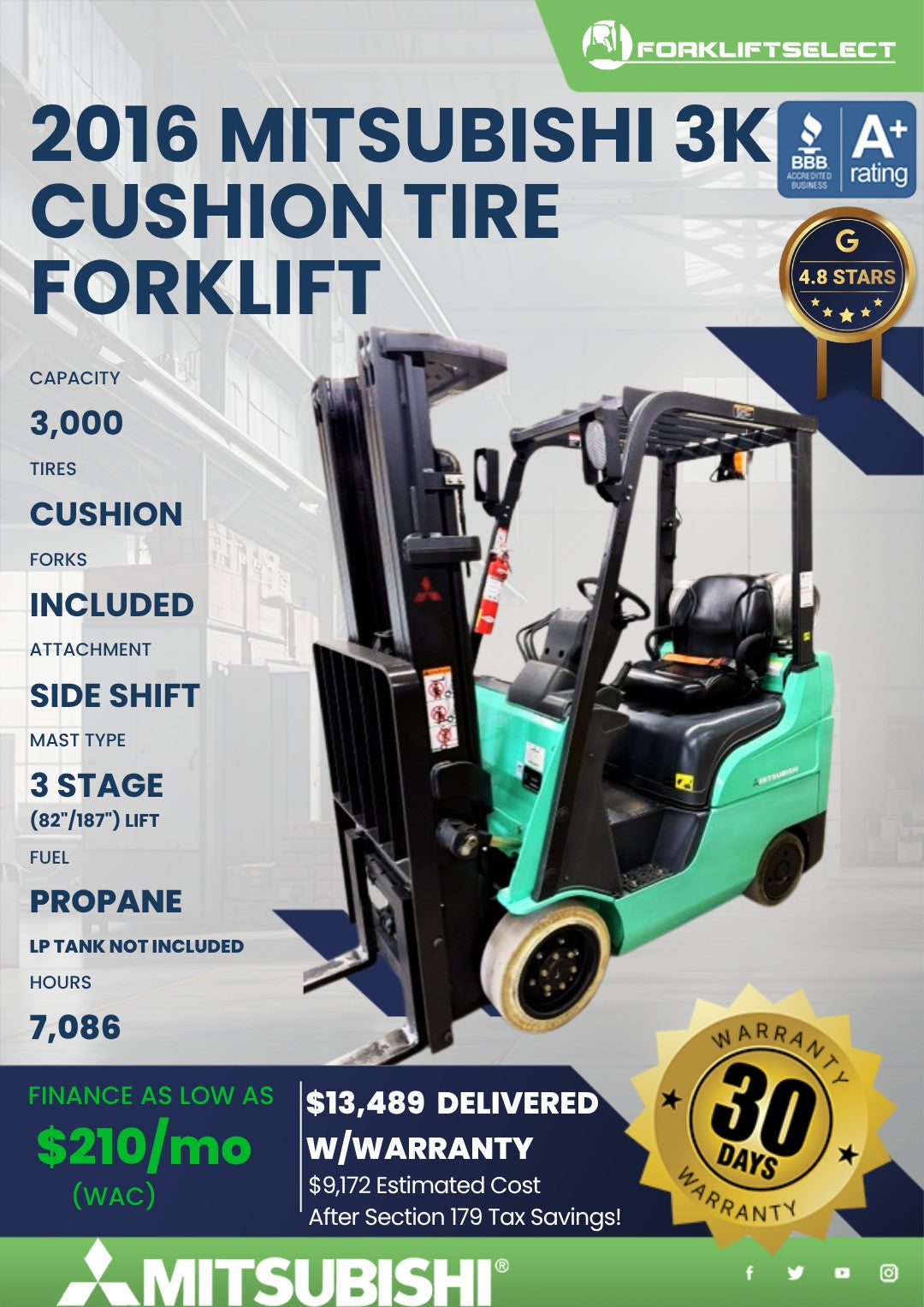 2016 Mitsubishi 3K Cushion
