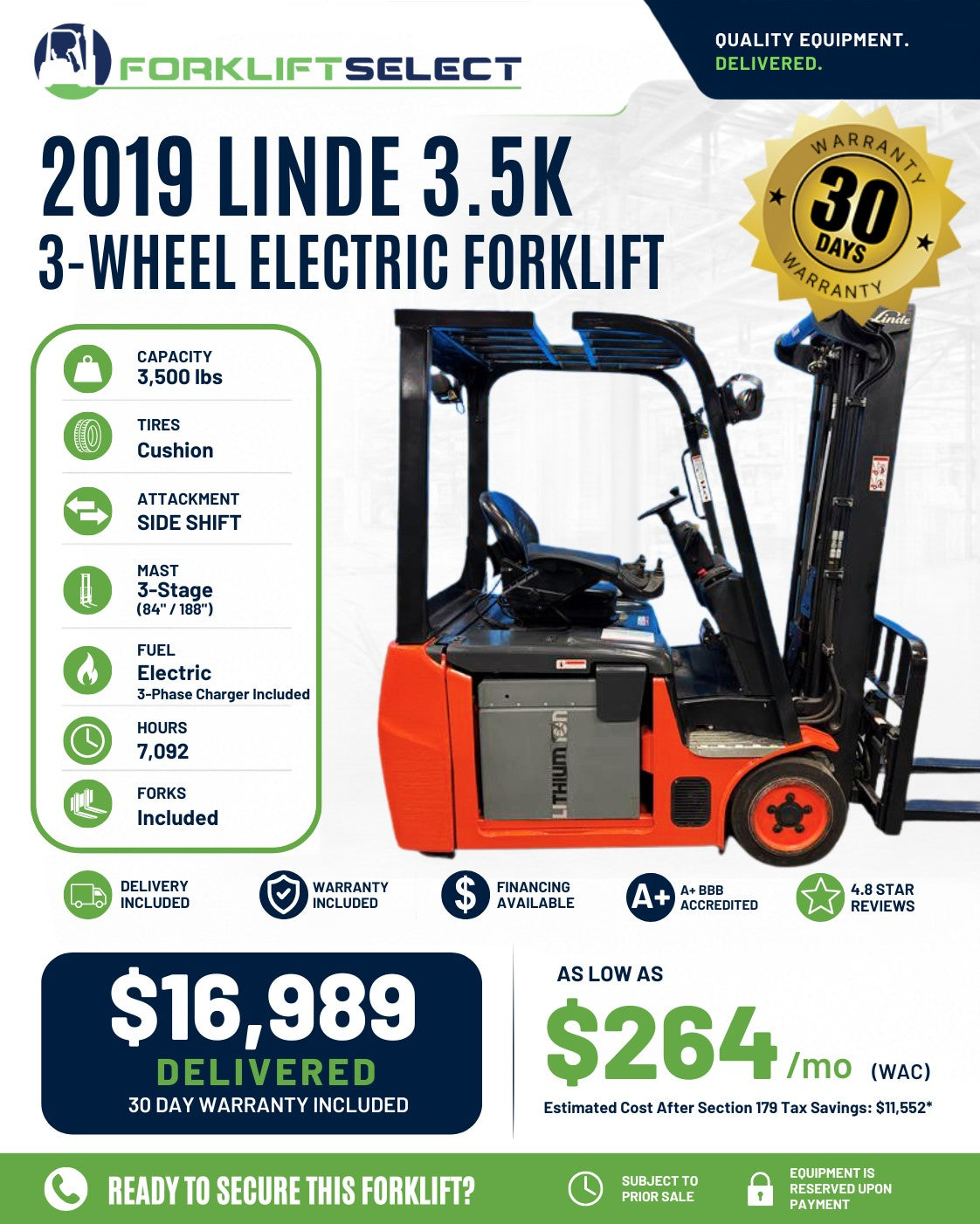 2019 Linde 4K Cushion