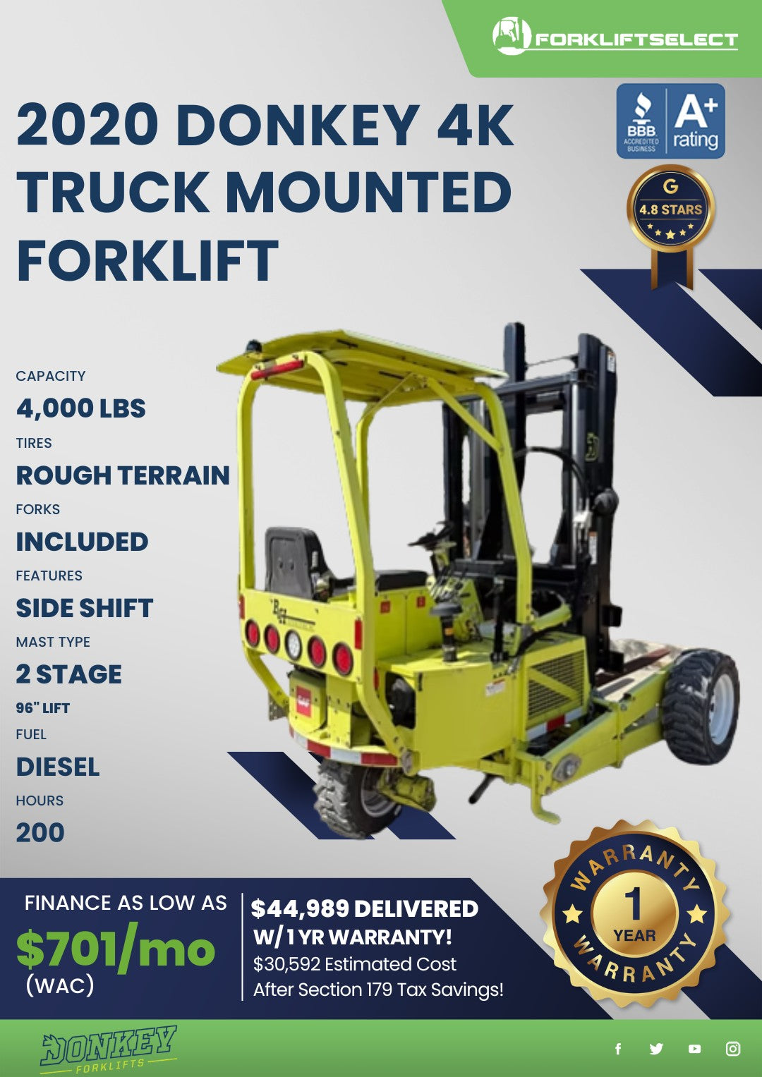 2020 Donkey 4K Pneumatic