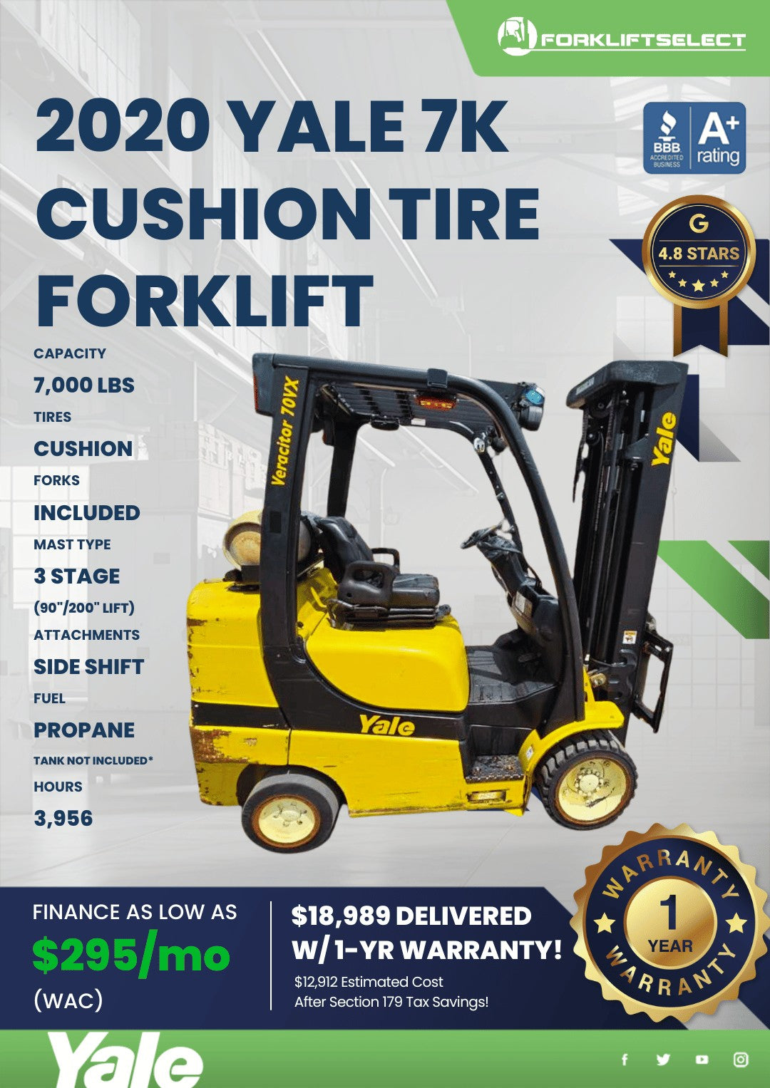 2020 Yale 7K Cushion