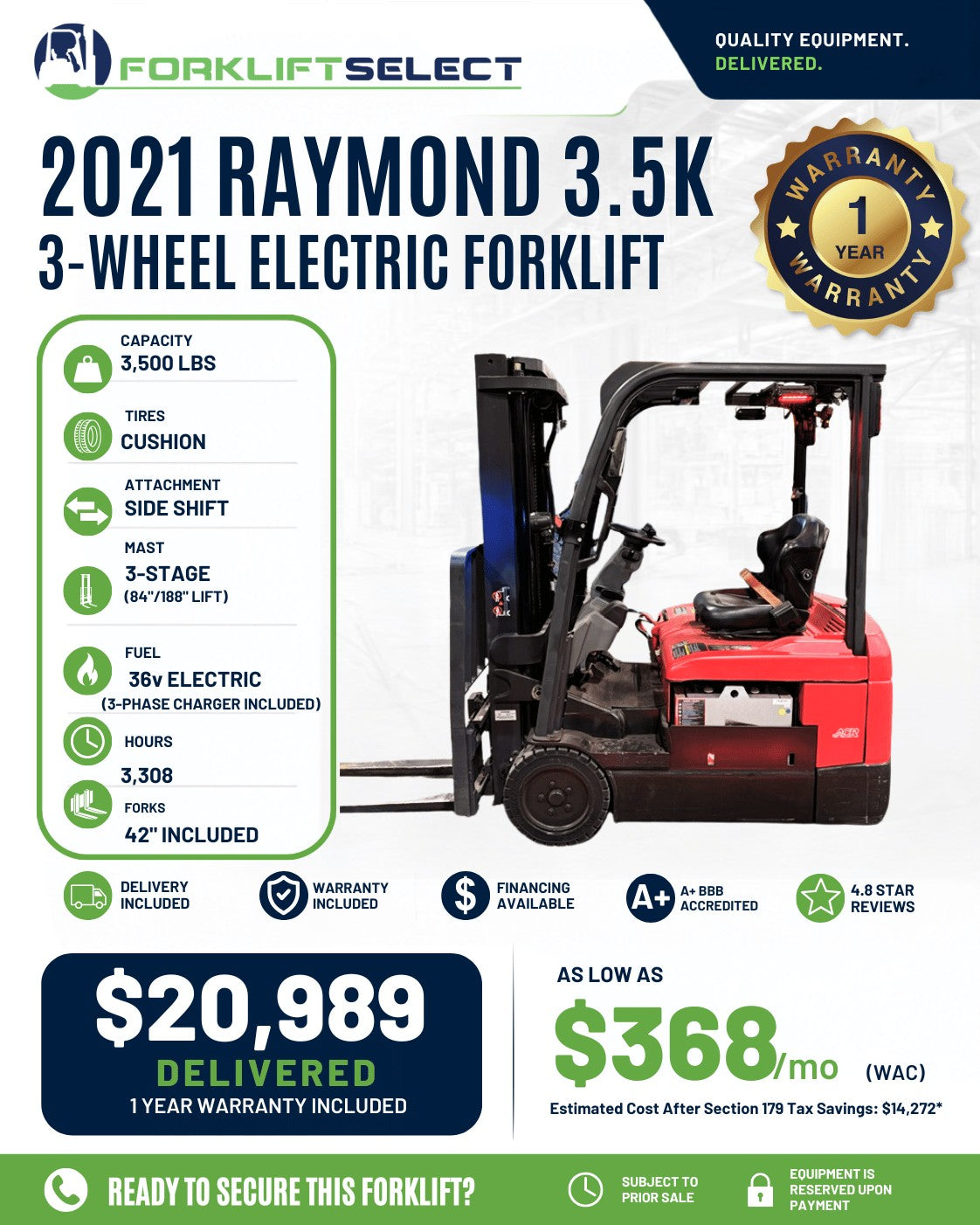 2021 Raymond 4K Cushion