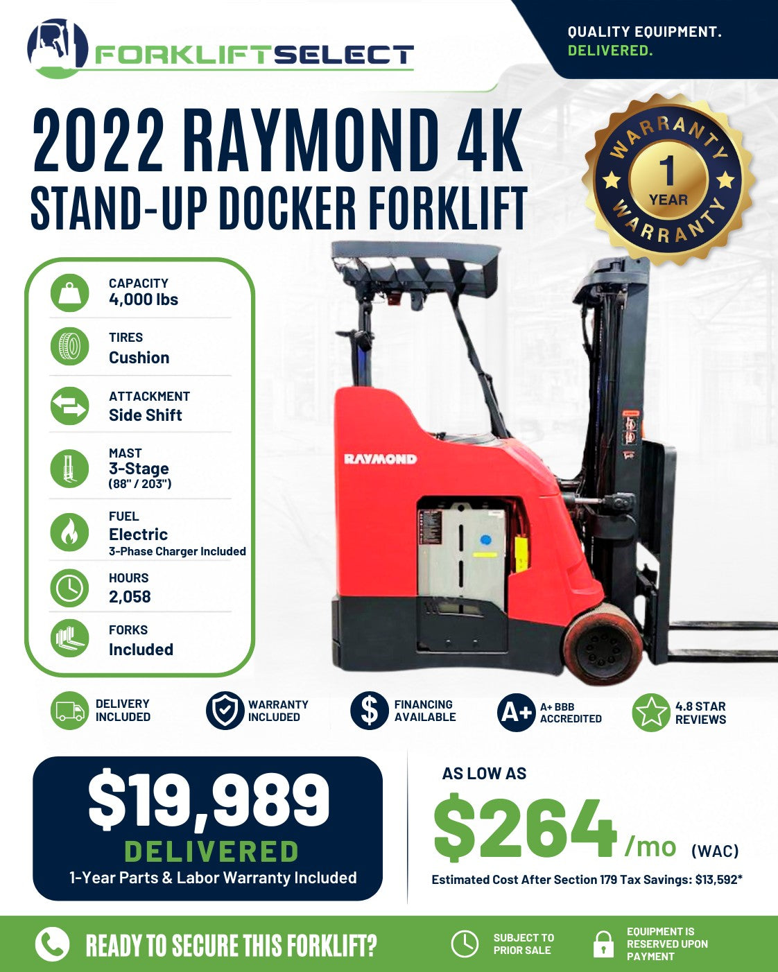 2022 Raymond 4K Cushion