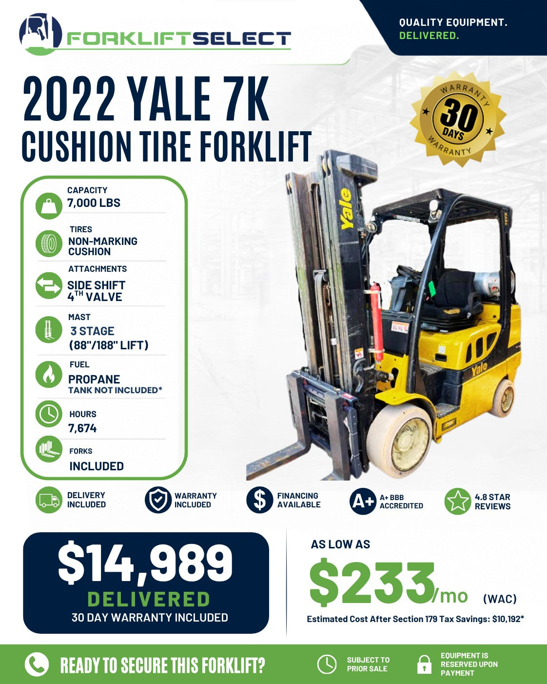 2022 Yale 7K Cushion