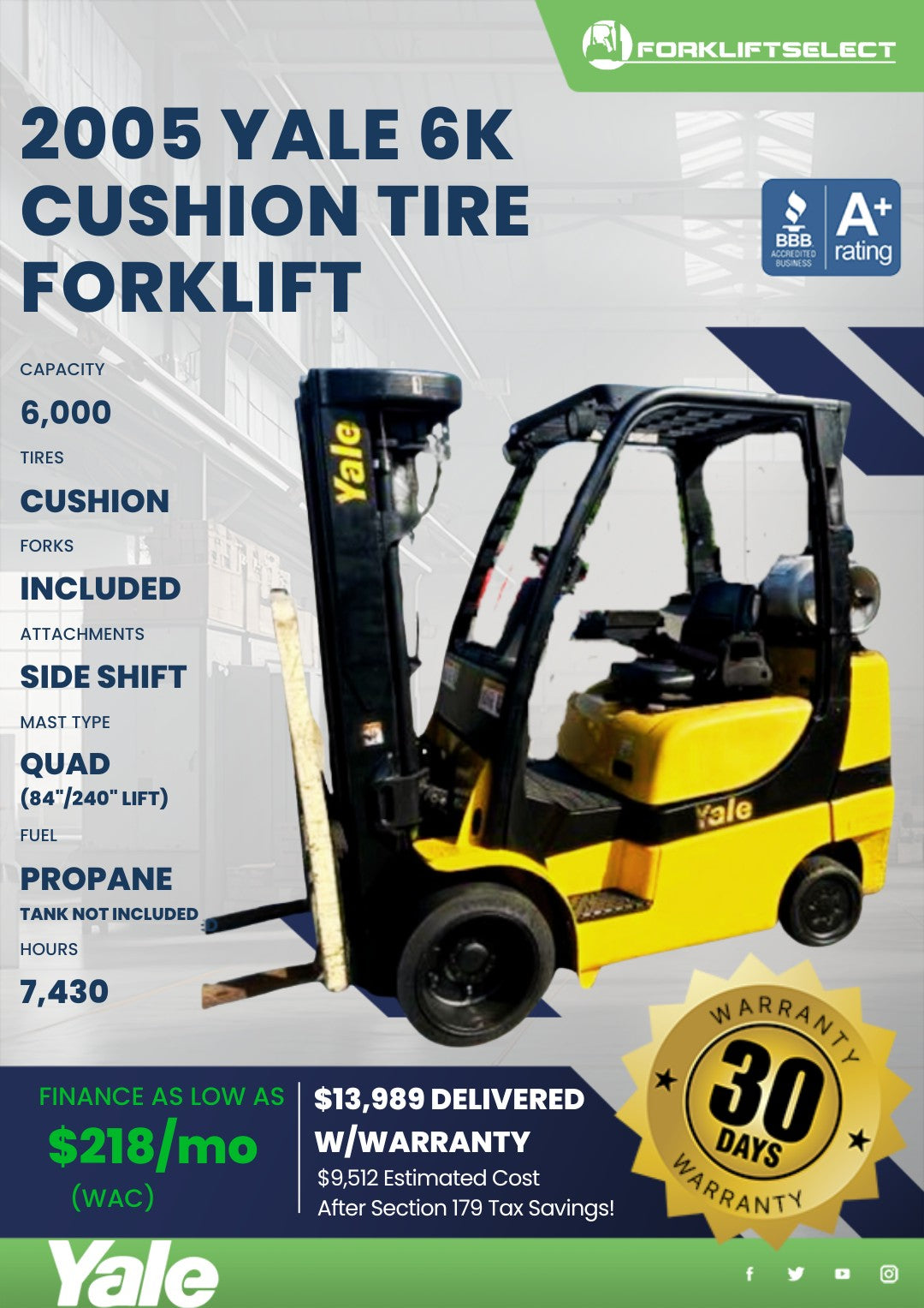 2005 Yale 6K Cushion